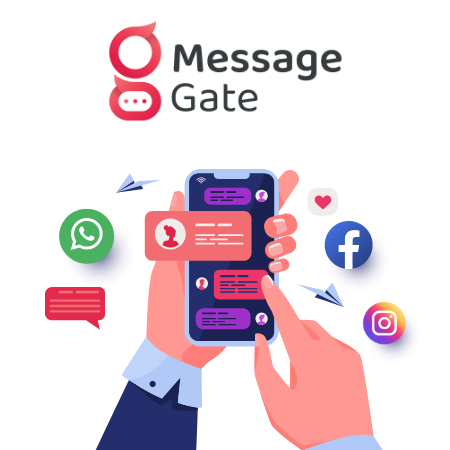 MessageGate WhatsApp & Instagram Satış Logosu